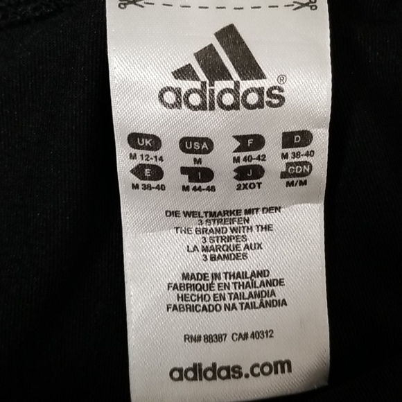 Adidas climalite 3 stripe crop leggings - Picture 3 of 5